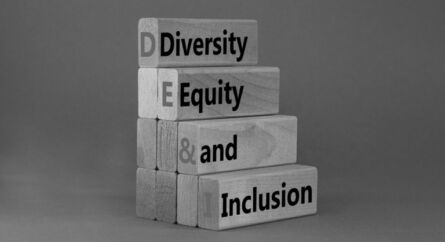 DEI, Diversity, Equity And Inclusion Symbol. Concept Words Dei, Diversity, Equity And Inclusion On Wooden Blocks On Beautiful Orange Background. Business, Dei, Diversity, Equity And Inclusion Concept.